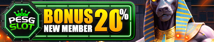 BONUS NEW MEMBER 20% (MAX BONUS 20K)